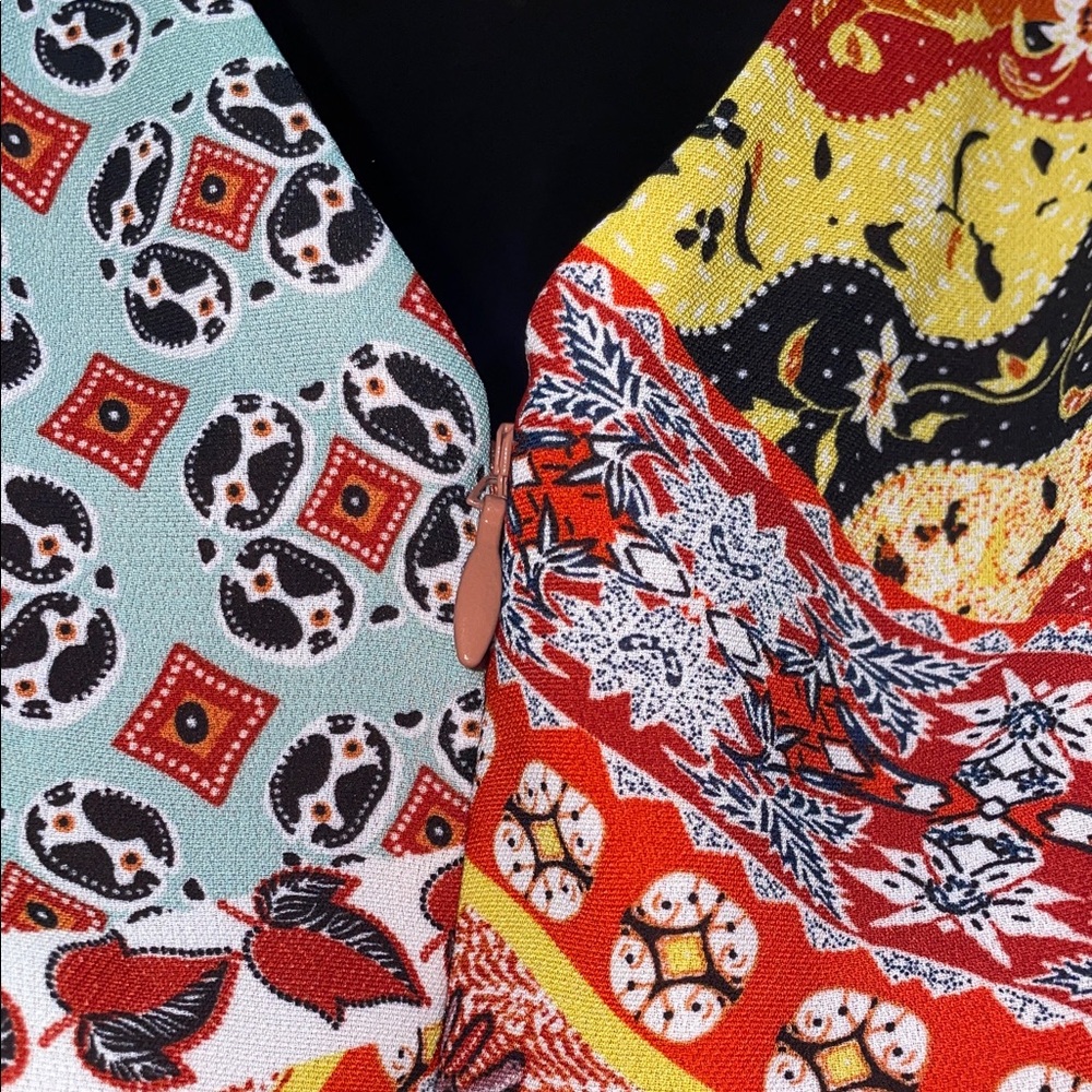 Harlyn by Anthropology Vibrant Patchwork Jumpsuit - Picture 10 of 12